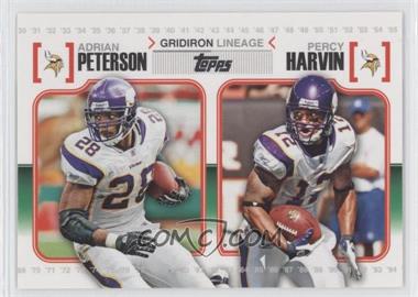 2010 Topps - Gridiron Lineage #GL-PH - Adrian Peterson, Percy Harvin