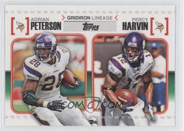 2010 Topps - Gridiron Lineage #GL-PH - Adrian Peterson, Percy Harvin