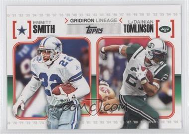 2010 Topps - Gridiron Lineage #GL-ST - Emmitt Smith, LaDainian Tomlinson