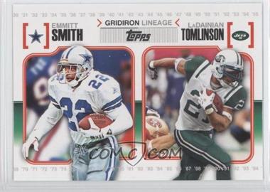 2010 Topps - Gridiron Lineage #GL-ST - Emmitt Smith, LaDainian Tomlinson