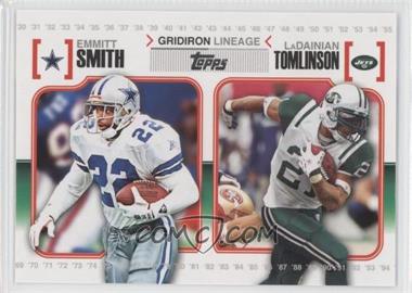 2010 Topps - Gridiron Lineage #GL-ST - Emmitt Smith, LaDainian Tomlinson