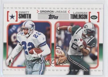 2010 Topps - Gridiron Lineage #GL-ST - Emmitt Smith, LaDainian Tomlinson