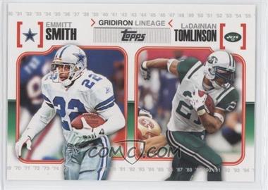 2010 Topps - Gridiron Lineage #GL-ST - Emmitt Smith, LaDainian Tomlinson