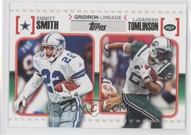 2010 Topps - Gridiron Lineage #GL-ST - Emmitt Smith, LaDainian Tomlinson