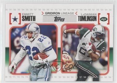 2010 Topps - Gridiron Lineage #GL-ST - Emmitt Smith, LaDainian Tomlinson