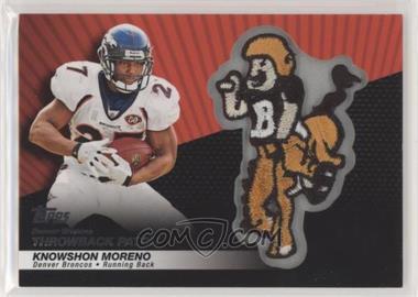 2010 Topps - Logo Patch Collection #LPC-20 - Knowshon Moreno [EX to NM]