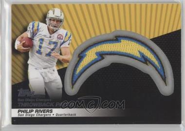 2010 Topps - Logo Patch Collection #LPC-48 - Philip Rivers