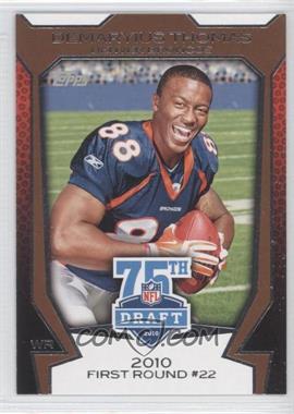 2010 Topps - NFL Draft 75th Anniversary #75DA-14 - Demaryius Thomas