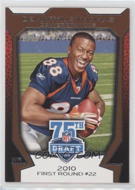 2010 Topps - NFL Draft 75th Anniversary #75DA-14 - Demaryius Thomas