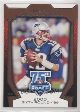 2010 Topps - NFL Draft 75th Anniversary #75DA-3 - Tom Brady