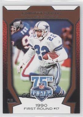 2010 Topps - NFL Draft 75th Anniversary #75DA-30 - Emmitt Smith