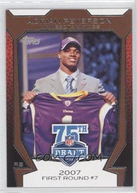 2010 Topps - NFL Draft 75th Anniversary #75DA-7 - Adrian Peterson