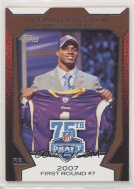 2010 Topps - NFL Draft 75th Anniversary #75DA-7 - Adrian Peterson