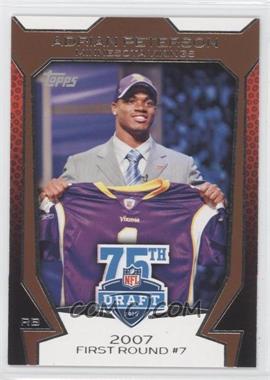 2010 Topps - NFL Draft 75th Anniversary #75DA-7 - Adrian Peterson