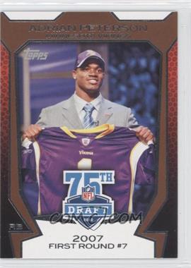 2010 Topps - NFL Draft 75th Anniversary #75DA-7 - Adrian Peterson