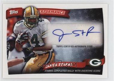 2010 Topps - Peak Performance Autographs #PPA-JS - James Starks