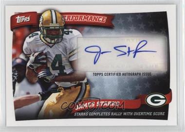 2010 Topps - Peak Performance Autographs #PPA-JS - James Starks