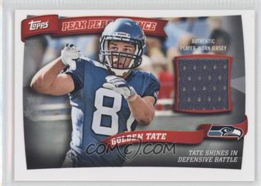 2010 Topps - Peak Performance Relics #PPR-GT - Golden Tate