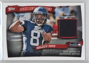 2010 Topps - Peak Performance Relics #PPR-GT - Golden Tate