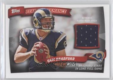 2010 Topps - Peak Performance Relics #PPR-SB - Sam Bradford