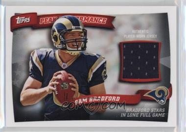 2010 Topps - Peak Performance Relics #PPR-SB - Sam Bradford