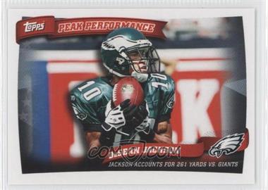 2010 Topps - Peak Performance #PP20 - DeSean Jackson