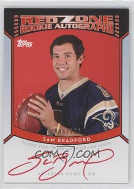 2010 Topps - Red Zone Rookie Autographs #RZRA-SB - Sam Bradford /100
