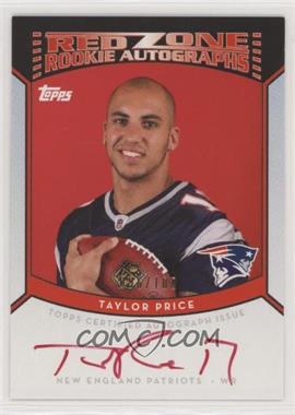 2010 Topps - Red Zone Rookie Autographs #RZRA-TP - Taylor Price /100