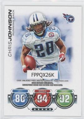 2010 Topps Attax - Code Cards #_CHJO - Chris Johnson