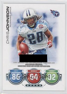 2010 Topps Attax - Code Cards #_CHJO - Chris Johnson