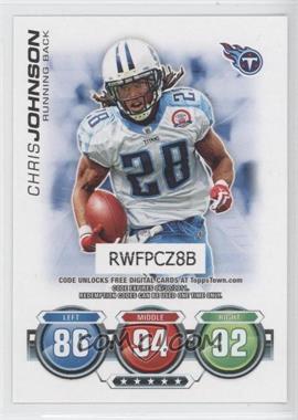 2010 Topps Attax - Code Cards #_CHJO - Chris Johnson