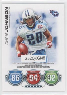 2010 Topps Attax - Code Cards #_CHJO - Chris Johnson