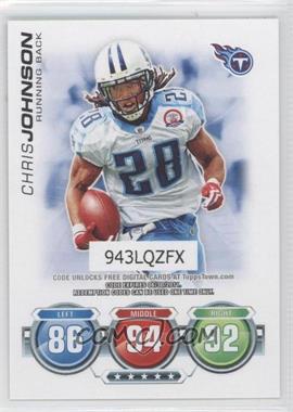 2010 Topps Attax - Code Cards #_CHJO - Chris Johnson