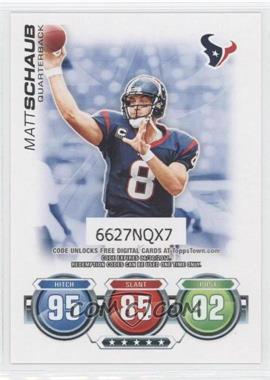 2010 Topps Attax - Code Cards #_MASC - Matt Schaub