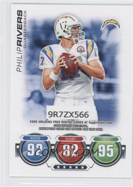 2010 Topps Attax - Code Cards #_PHRI - Philip Rivers