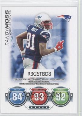 2010 Topps Attax - Code Cards #_RAMO - Randy Moss