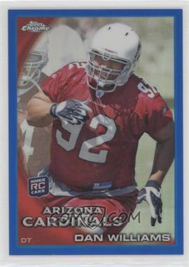 2010 Topps Chrome - [Base] - Blue Refractor #C125 - Dan Williams /199