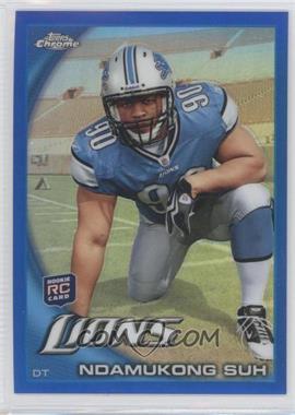 2010 Topps Chrome - [Base] - Blue Refractor #C160 - Ndamukong Suh /199