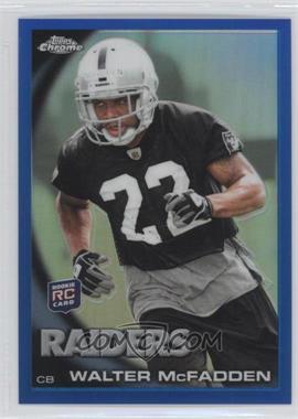 2010 Topps Chrome - [Base] - Blue Refractor #C68 - Walter McFadden /199