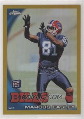 2010 Topps Chrome - [Base] - Gold Refractor #C161 - Marcus Easley /50