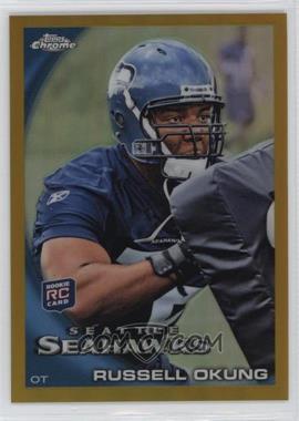 2010 Topps Chrome - [Base] - Gold Refractor #C53 - Russell Okung /50