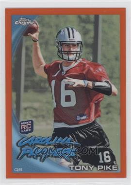 2010 Topps Chrome - [Base] - Rack Pack Orange Refractor #C175 - Tony Pike