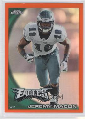 2010 Topps Chrome - [Base] - Rack Pack Orange Refractor #C191 - Jeremy Maclin