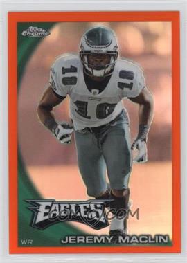 2010 Topps Chrome - [Base] - Rack Pack Orange Refractor #C191 - Jeremy Maclin