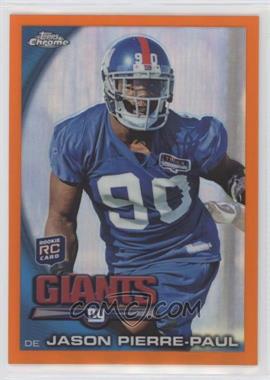 2010 Topps Chrome - [Base] - Rack Pack Orange Refractor #C201 - Jason Pierre-Paul