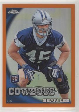 2010 Topps Chrome - [Base] - Rack Pack Orange Refractor #C38 - Sean Lee