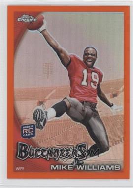 2010 Topps Chrome - [Base] - Rack Pack Orange Refractor #C44 - Mike Williams