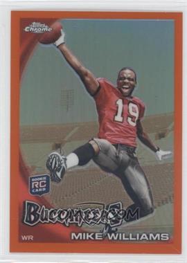 2010 Topps Chrome - [Base] - Rack Pack Orange Refractor #C44 - Mike Williams