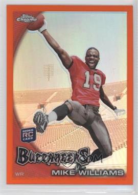 2010 Topps Chrome - [Base] - Rack Pack Orange Refractor #C44 - Mike Williams