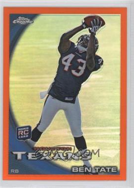 2010 Topps Chrome - [Base] - Rack Pack Orange Refractor #C46 - Ben Tate